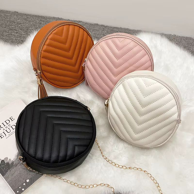 Nouveau petit sac rond sac à bandoulière mode rétro sacs