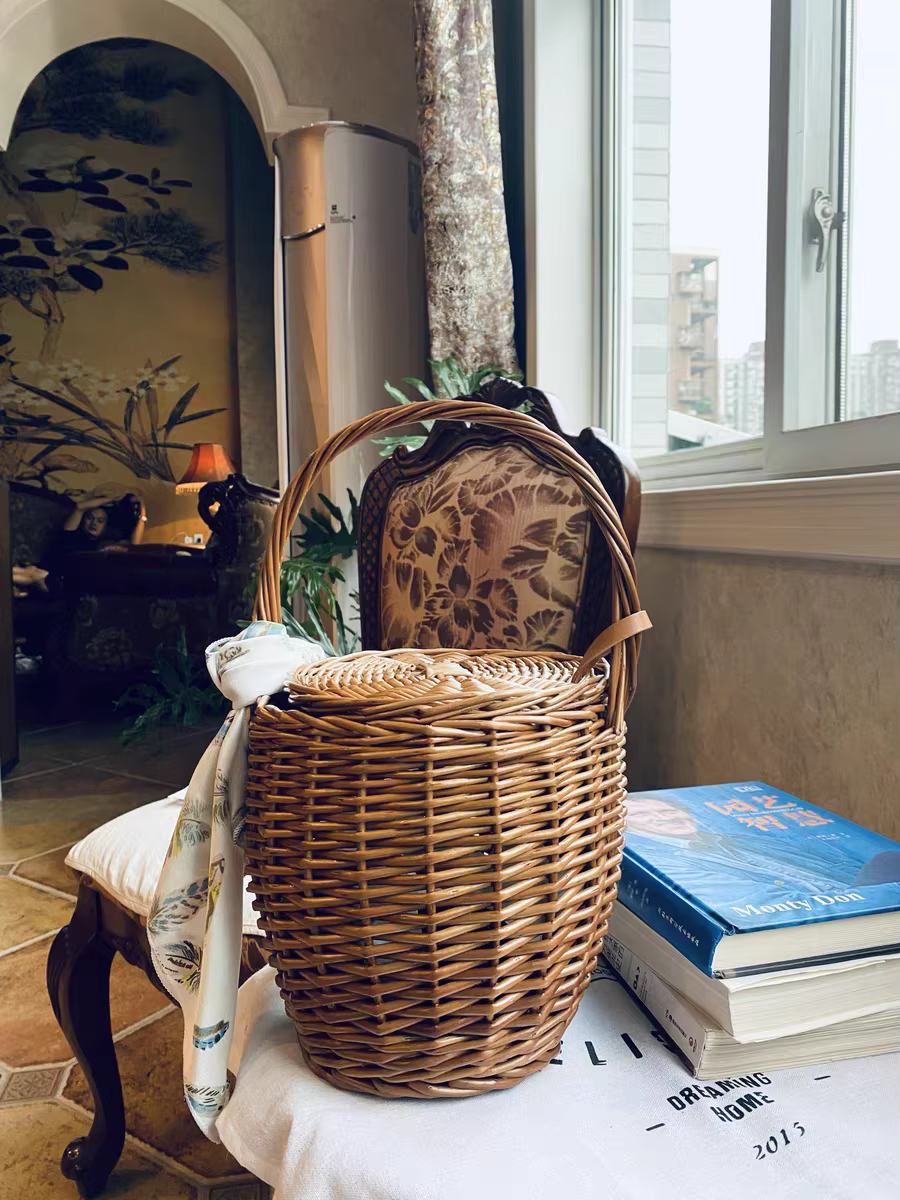 Sac panier en osier pour femmes