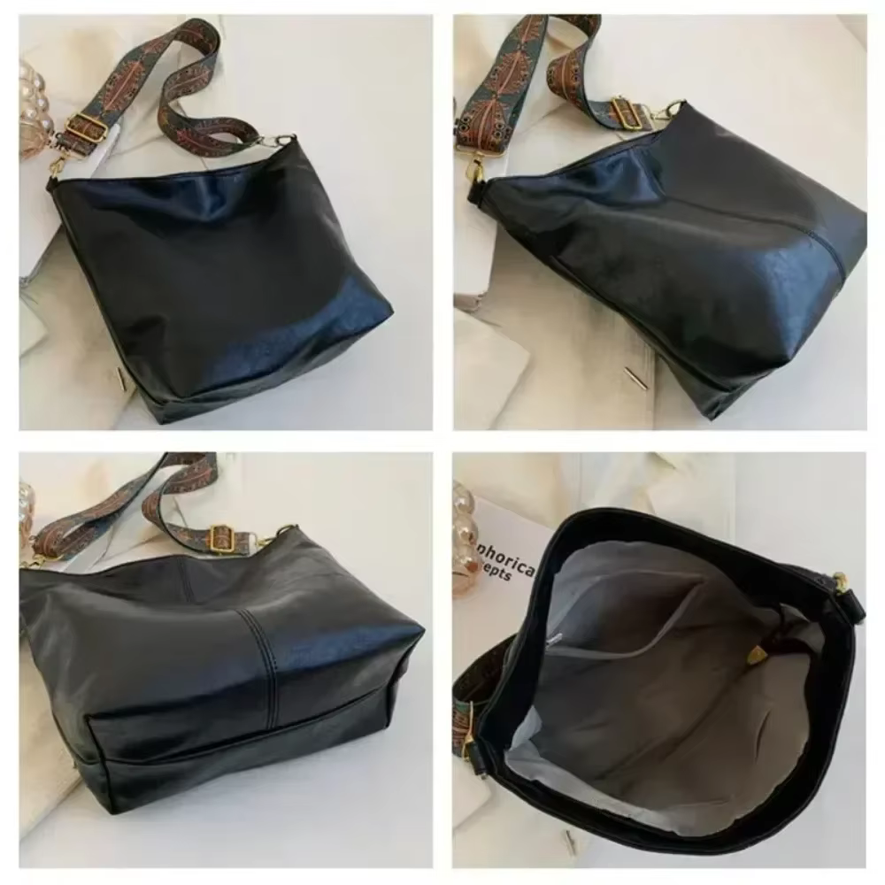 Sac à bandoulière Vintage en cuir PU pour femmes