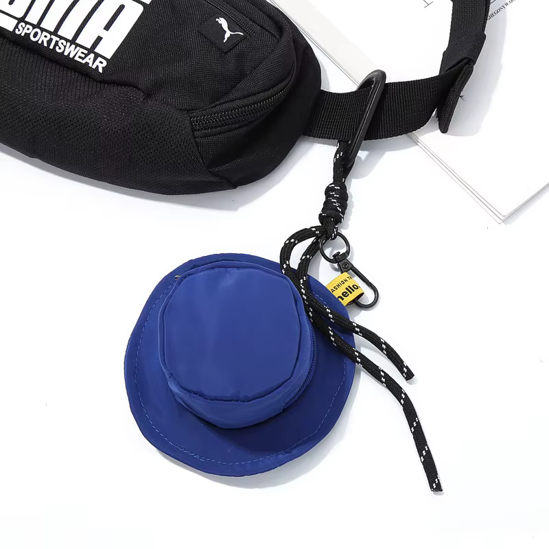 Mini sac chapeau de pêcheur, design de niche, porte-monnaie pour écouteurs, porte-clés, sac pour femme, rangement pour pièces de monnaie, petit sac bandoulière