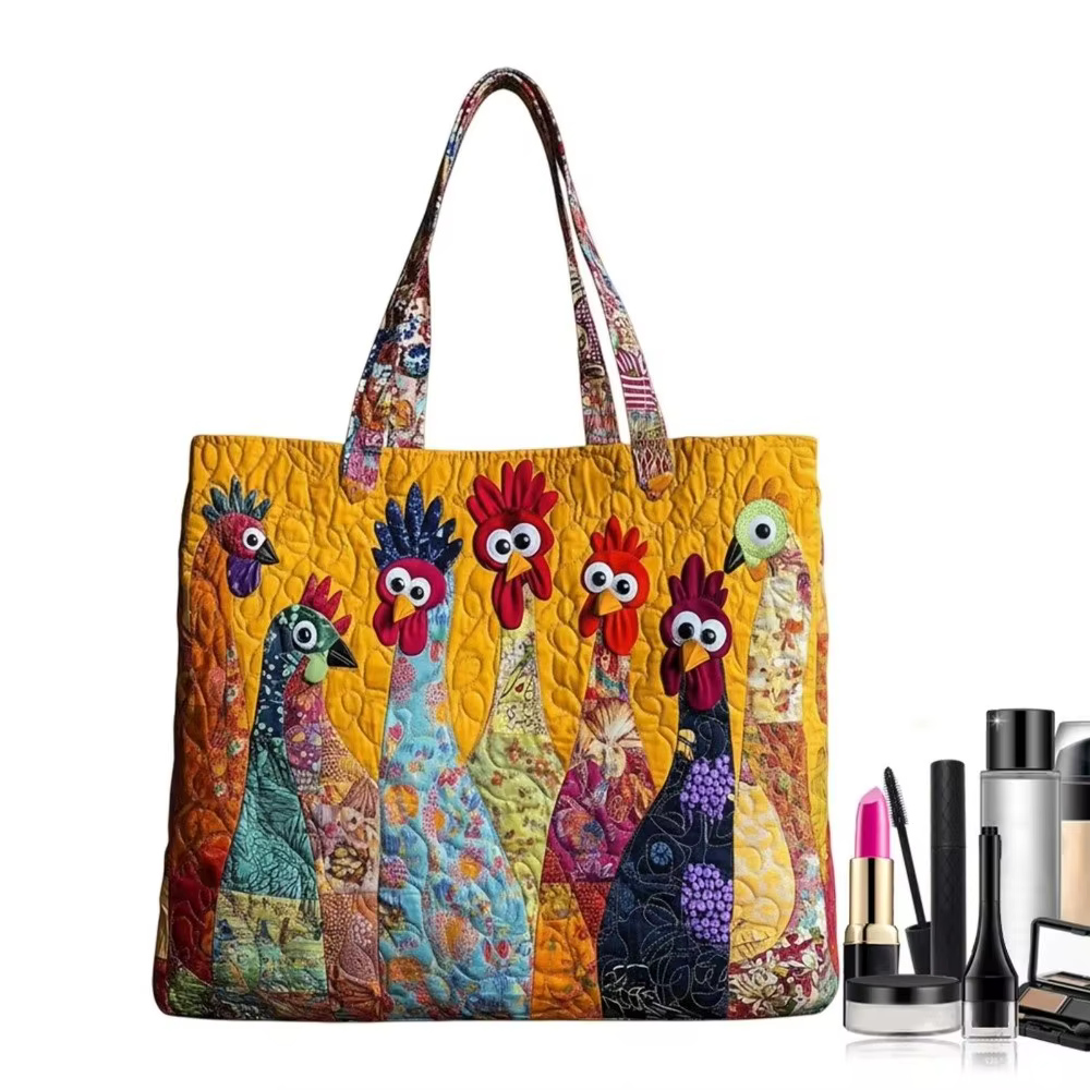 Sac fourre-tout matelassé vintage