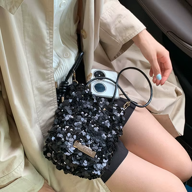 Mini Sacs à Bandoulière à Paillettes pour Femmes 2026 – Nouveaux