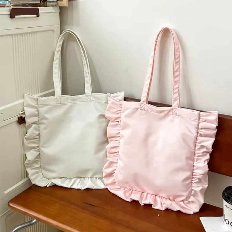 Sac à bandoulière élégant à volants pour femmes