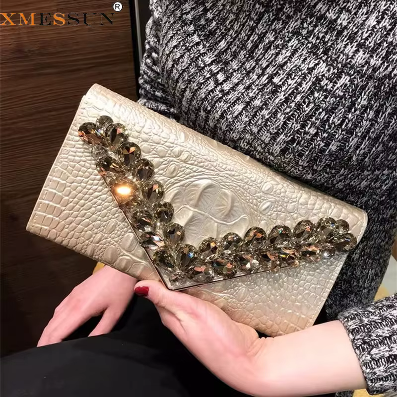XMESSUN femmes nouvelle pochette à paillettes