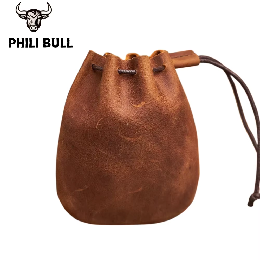 Porte-monnaie en cuir véritable pour hommes et femmes