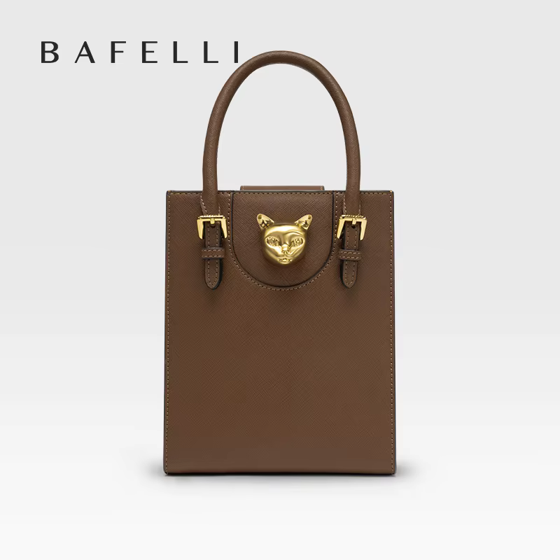 BAFELLI 2026 NOUVEAU SAC À MAIN FEMME MARQUE DE LUXE CAT DESIGNER ORIGINAL TENDANCE SAC À BANDOULIÈRE CASUAL MINI TOTE CROSSBODY