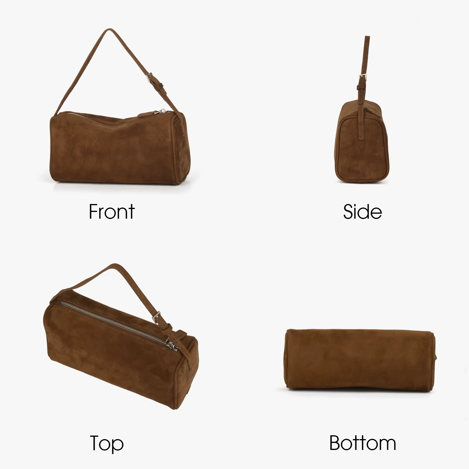 Donna-in véritable Mini sac à main en daim