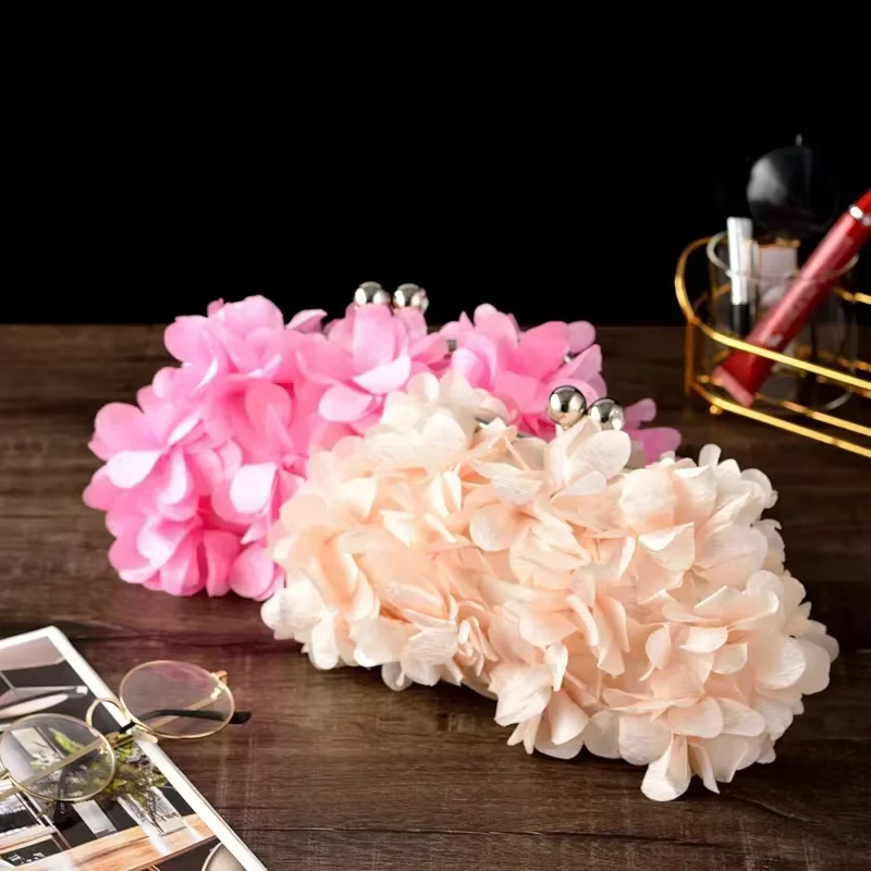 Pochette florale pour robe de mariée pour femme