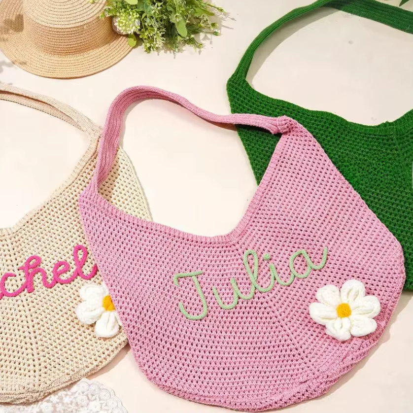Sac de plage personnalisé avec nom