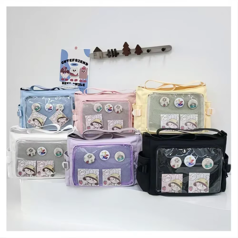 Sac à bandoulière Transparent japonais Y2K Lolita