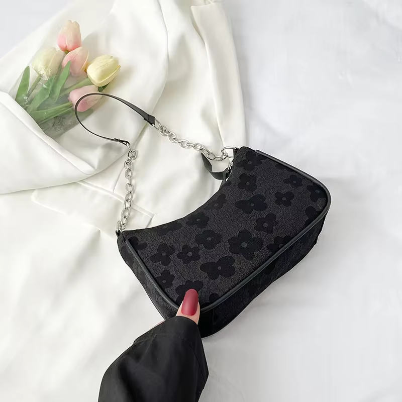 2025 nouvelle mode feutre sacs à bandoulière pour femmes petit sac sous les bras décontracté femme