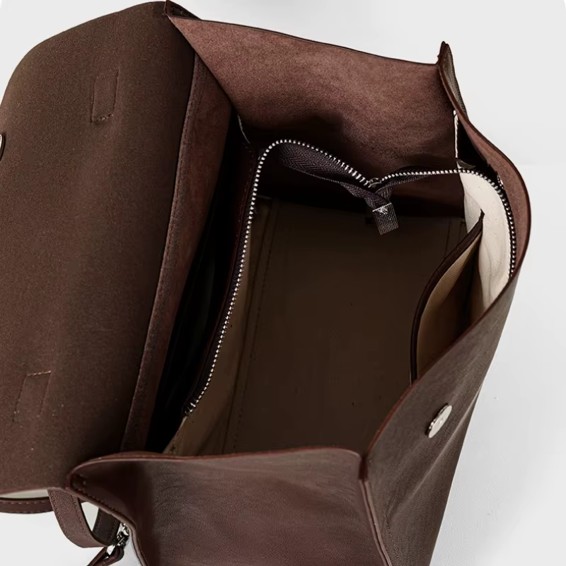 Petit sac à dos coréen en cuir véritable pour femmes