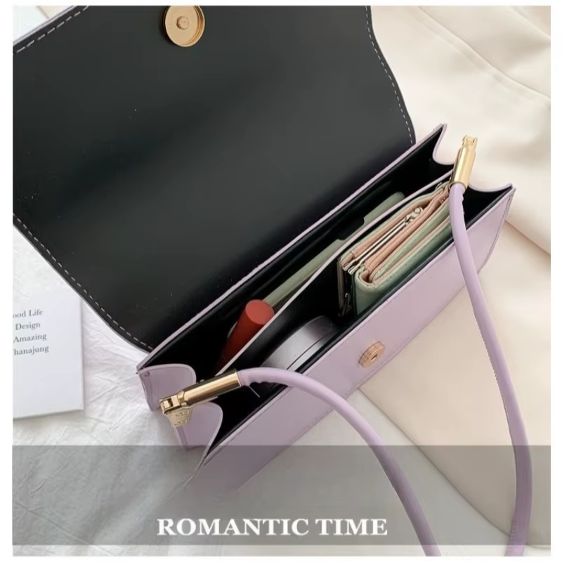 Sac à bandoulière en cuir PU pour femmes