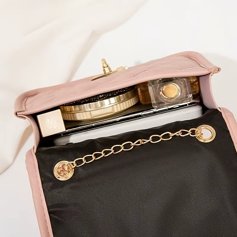 Nouveau sac à rabat matelassé B-Lock tendance et décontracté pour femme