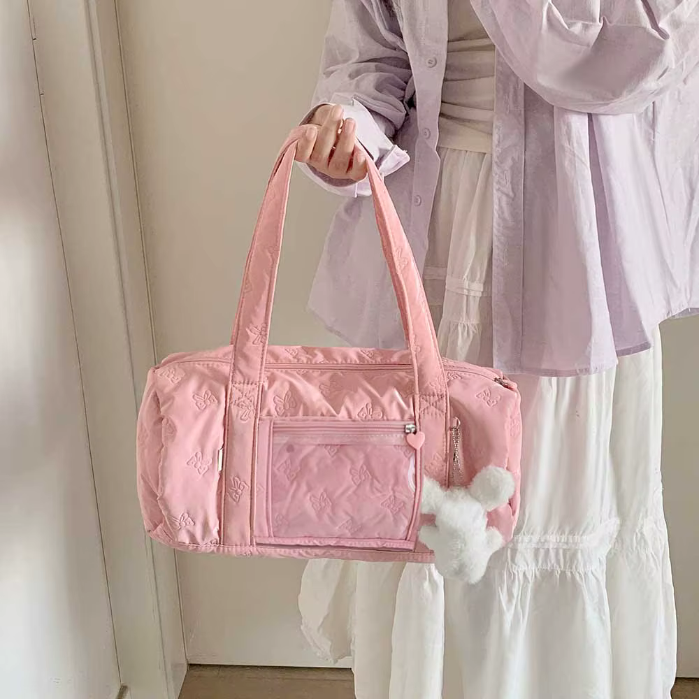 Sac à bandoulière étudiant Kawaii avec nœud