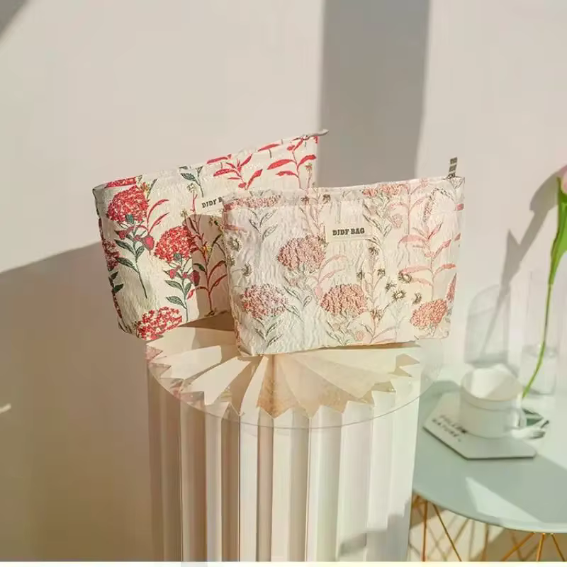 Trousse de Maquillage à Fermeture Éclair