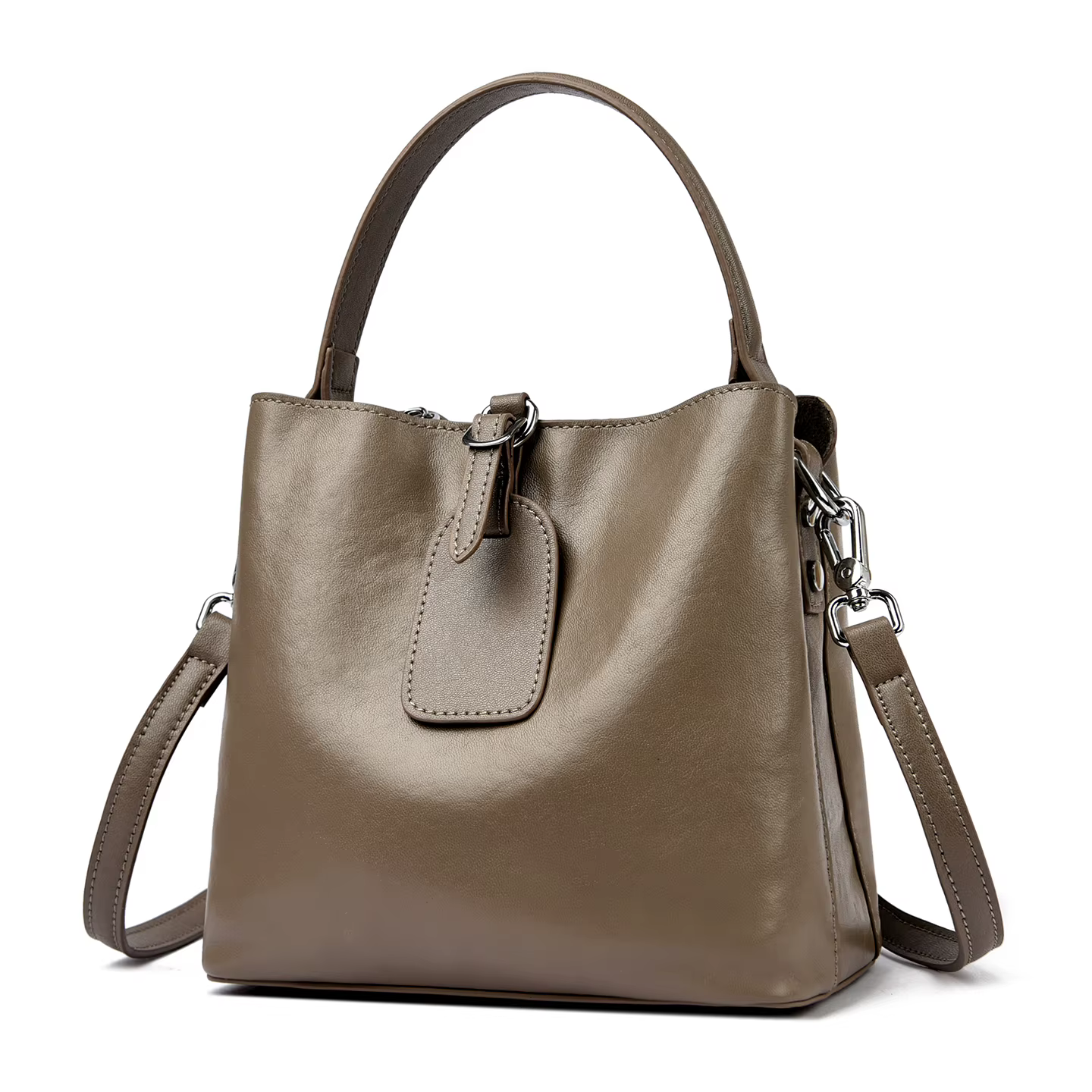 Sac à main en cuir véritable pour femmes