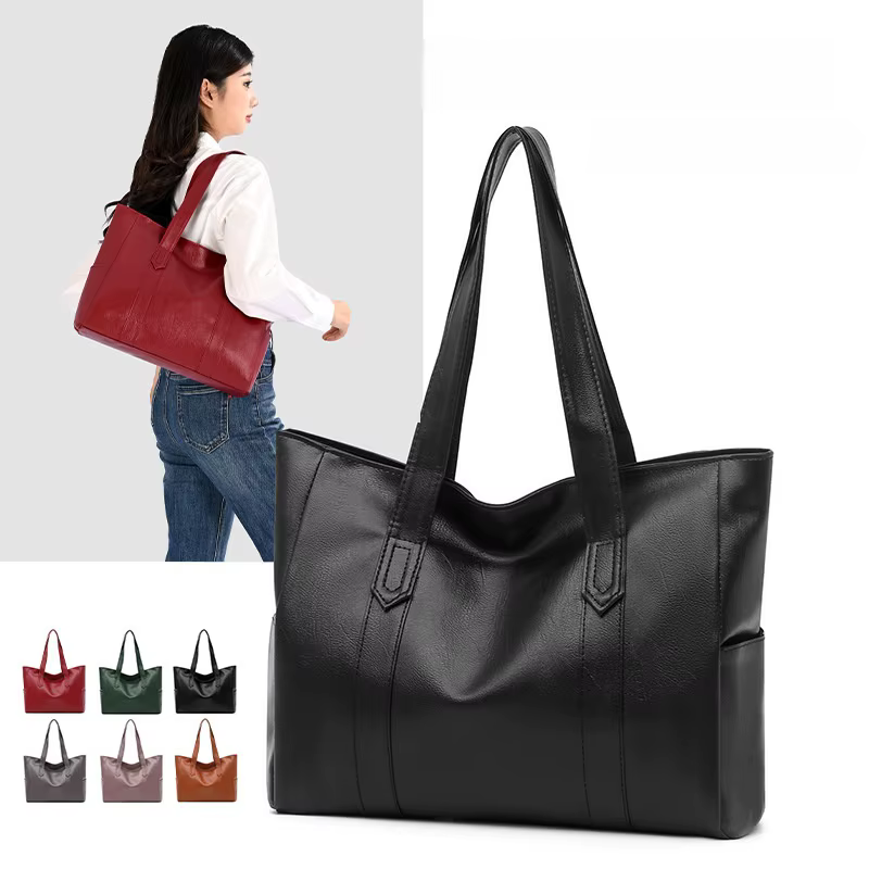 Sac à main vintage grande capacité pour femme