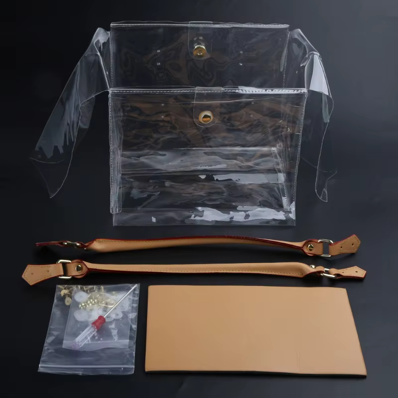 Sac à main en PVC transparent pour femmes et filles