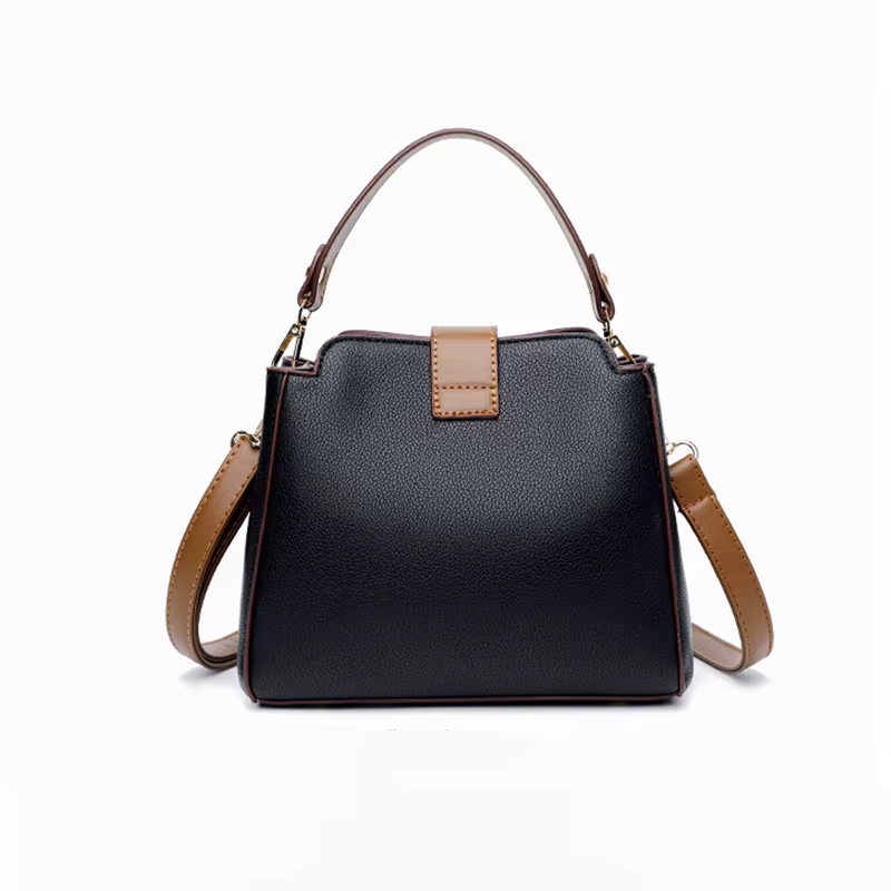 Petits sacs à bandoulière seau pour femmes, sacoches de luxe de styliste en cuir PU, sacs à main décontractés de couleur unie pour dames