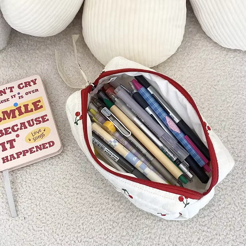 Sac de rangement de voyage en coton matelassé pour femmes