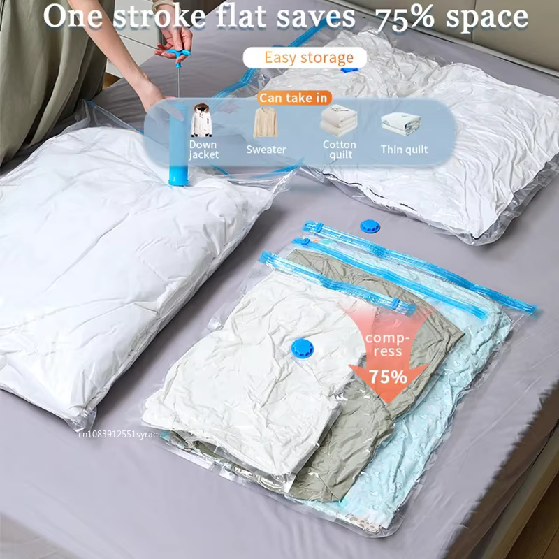 Sacs de Rangement Sous Vide pour Vêtements