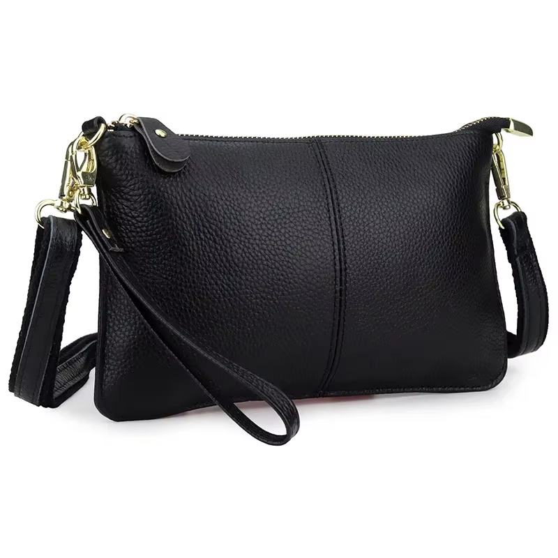 Sacs bandoulière en cuir véritable pour femmes
