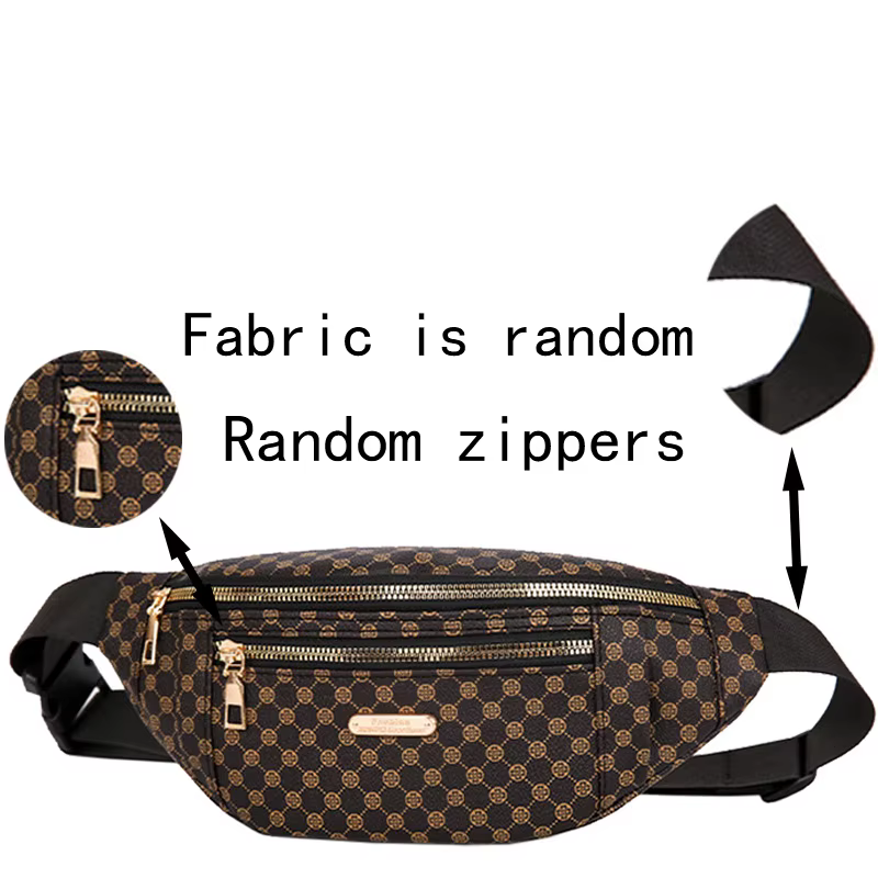 Sac de taille à motifs polyvalent et pratique