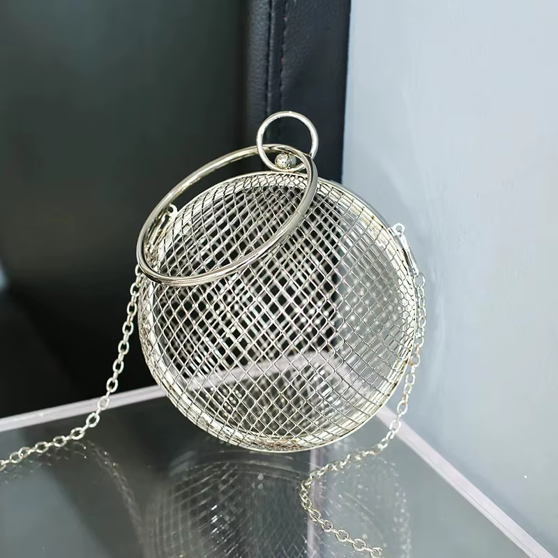 Sac à main en métal pour femme