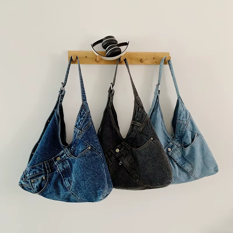 Sac fourre-tout de style vintage pour femmes