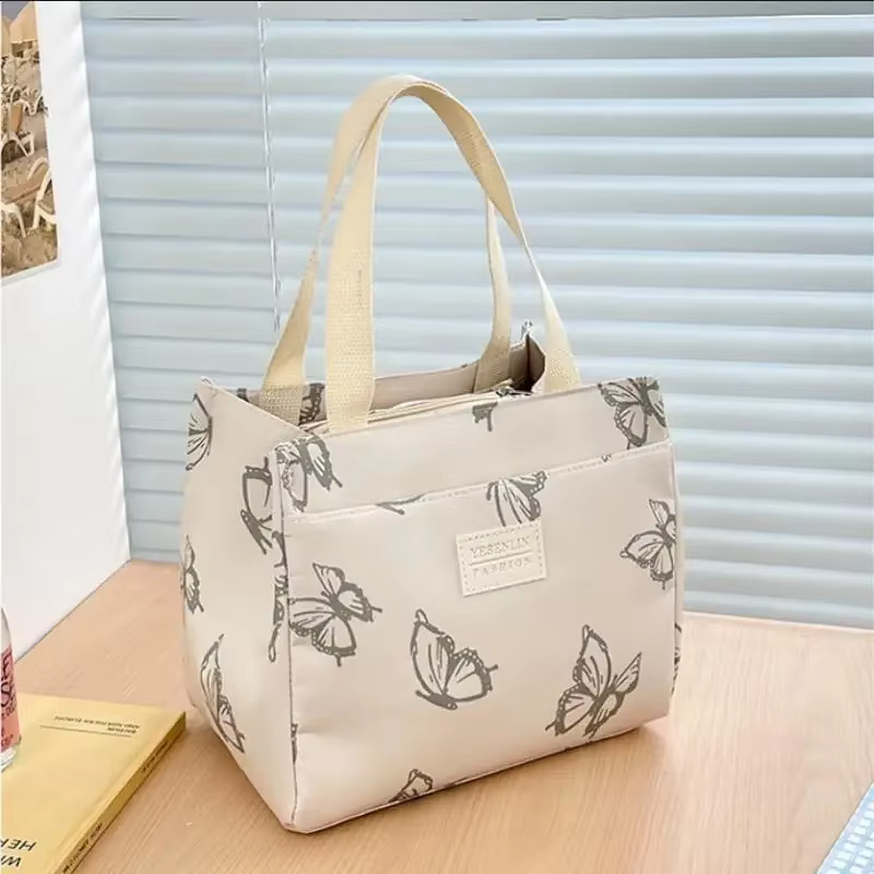 Sac à main polyvalent imprimé papillon