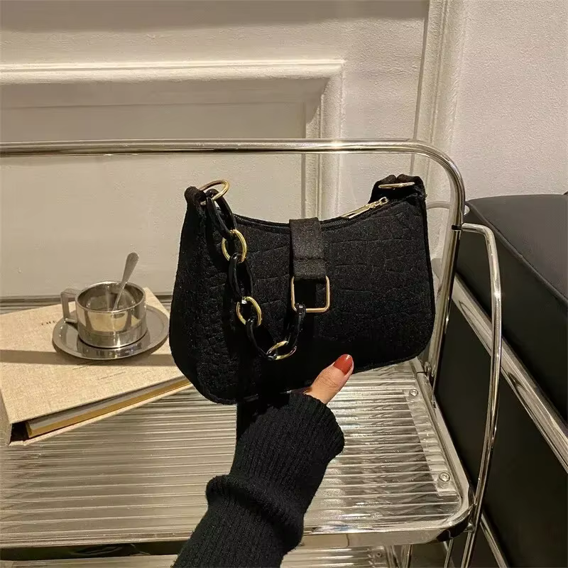 Petit sac carré rétro populaire de tempérament doux