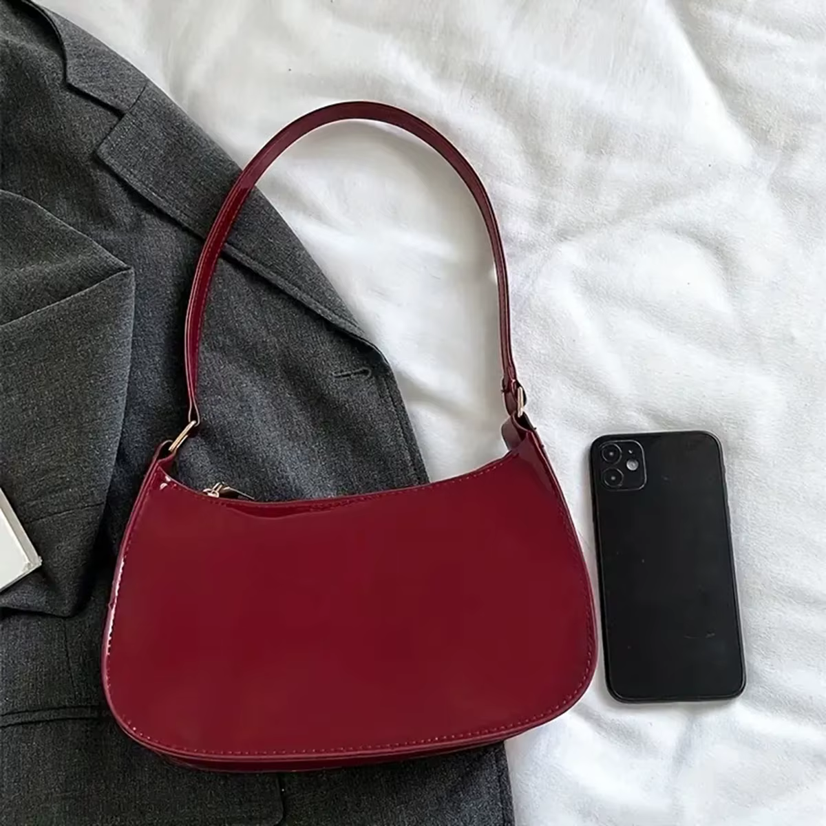 Sac rouge haut de gamme pour femmes