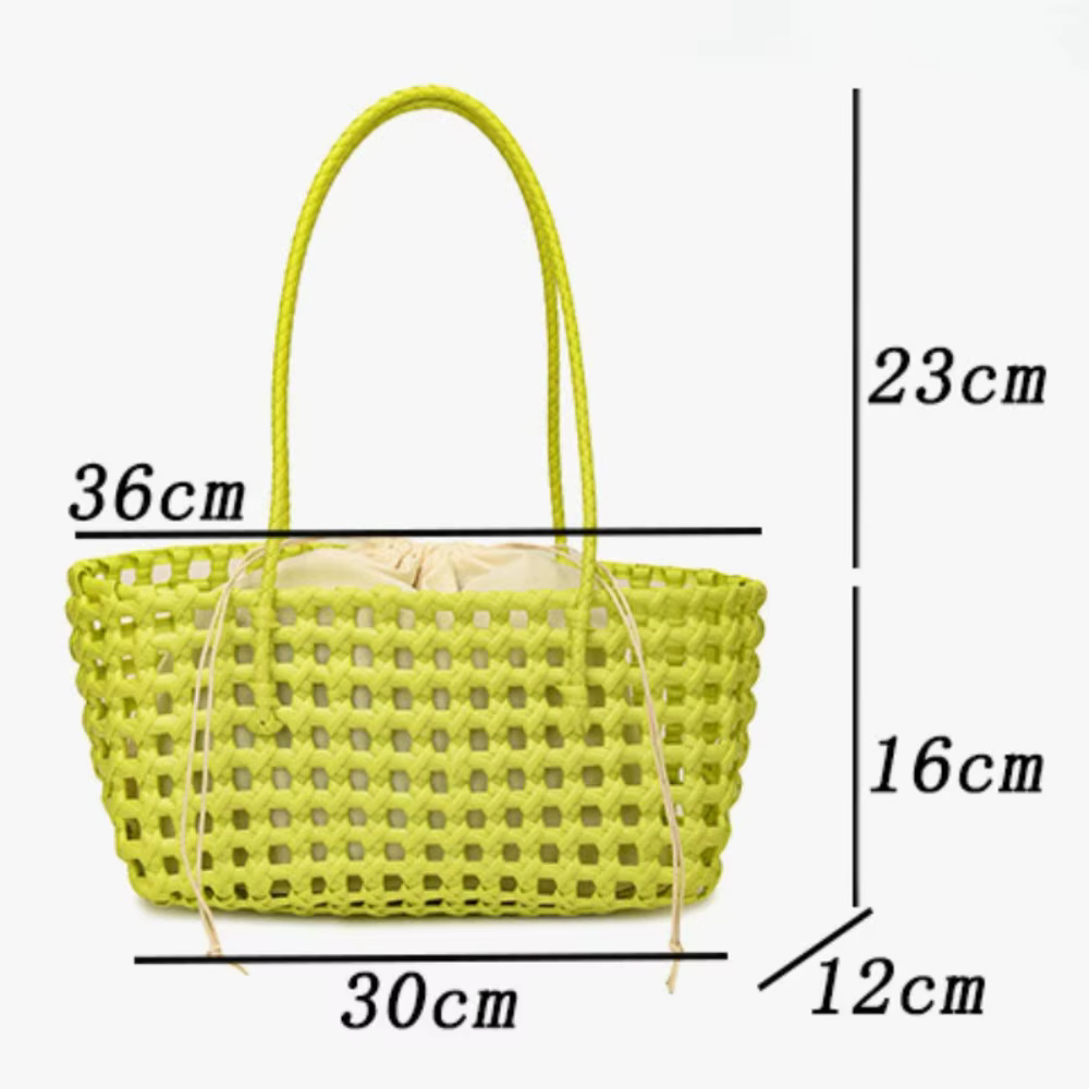 Sac à main en paille tressé à la main pour femme
