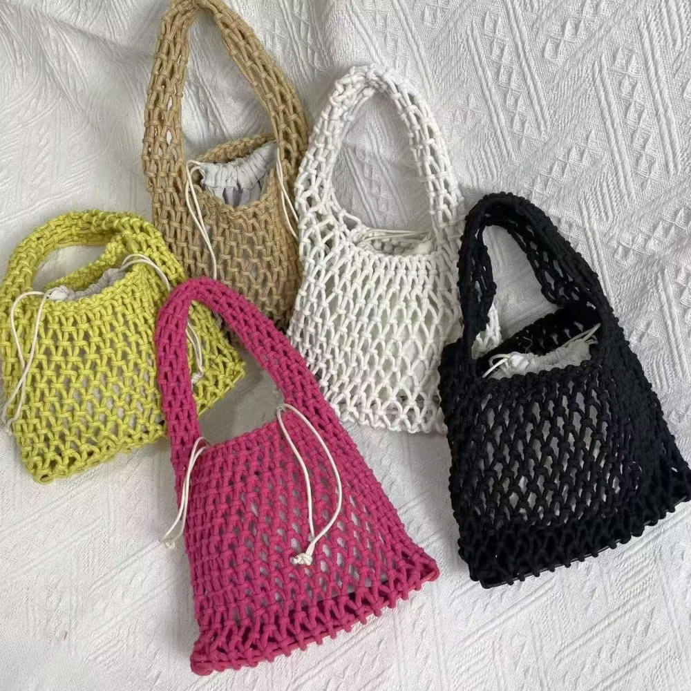 Nouveaux sacs fourre-tout d'été tissés à la main