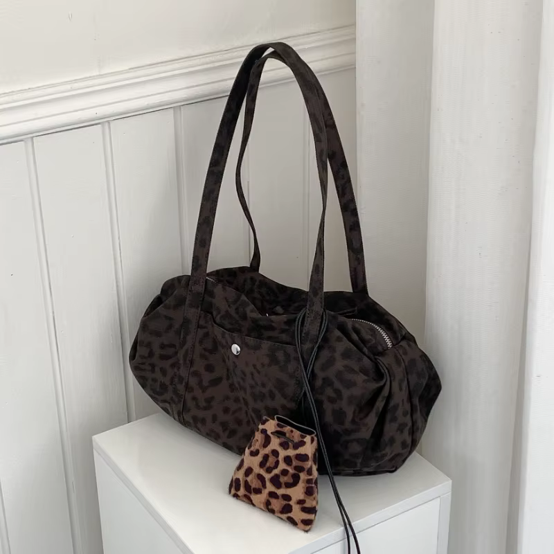 Sac à main imprimé léopard sauvage