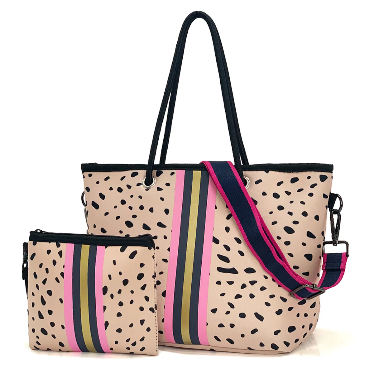 Sac fourre-tout en néoprène grand sac de plage pour femmes piscine sac