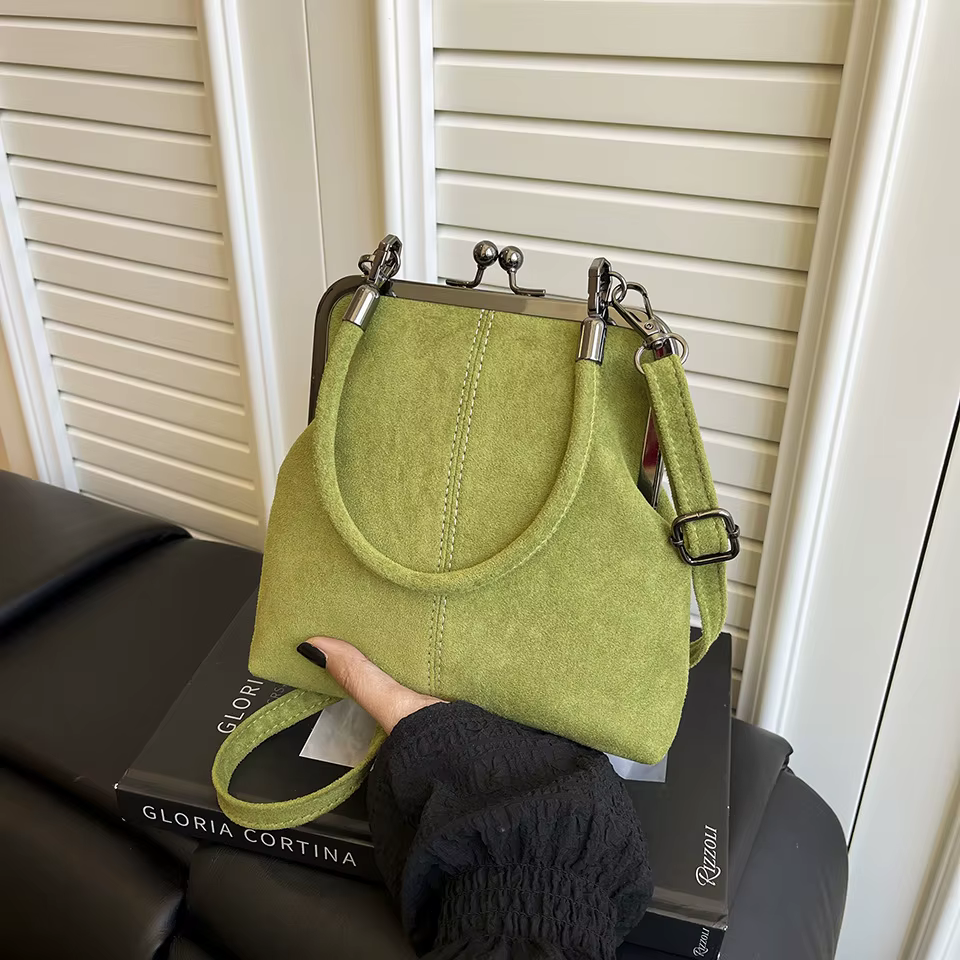 Sac carré de petite taille de couleur contrastée haut de gamme pour femmes