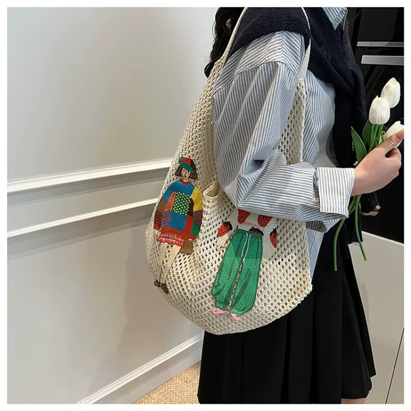 Sac tricoté grande capacité