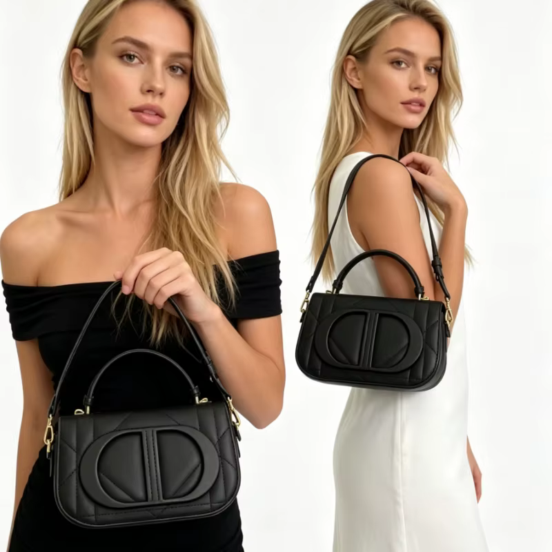 Sac à langer bandoulière de créateur : Sac à main élégant pour femme au look vintage minimaliste et grande capacité pour le shopping