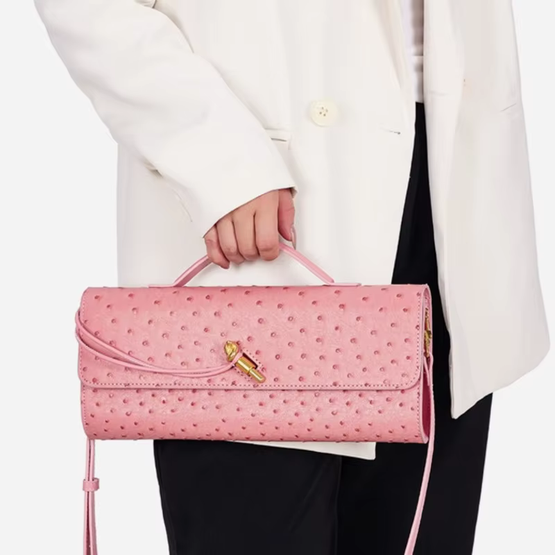 Sac bordeaux enveloppe rouge cerise