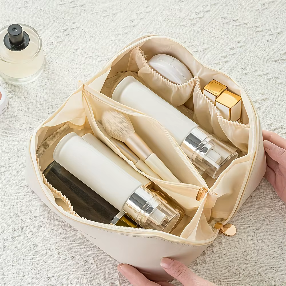 Organisateur de maquillage trousse de toilette féminine sac