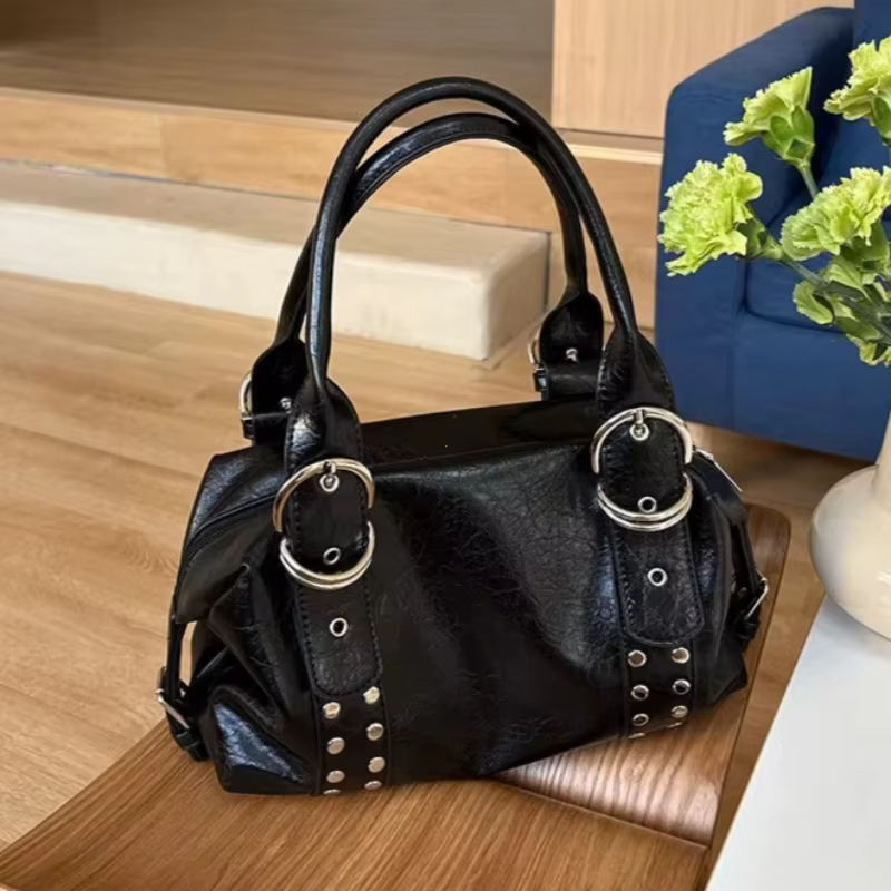 Sac à bandoulière tendance pour femme en cuir PU