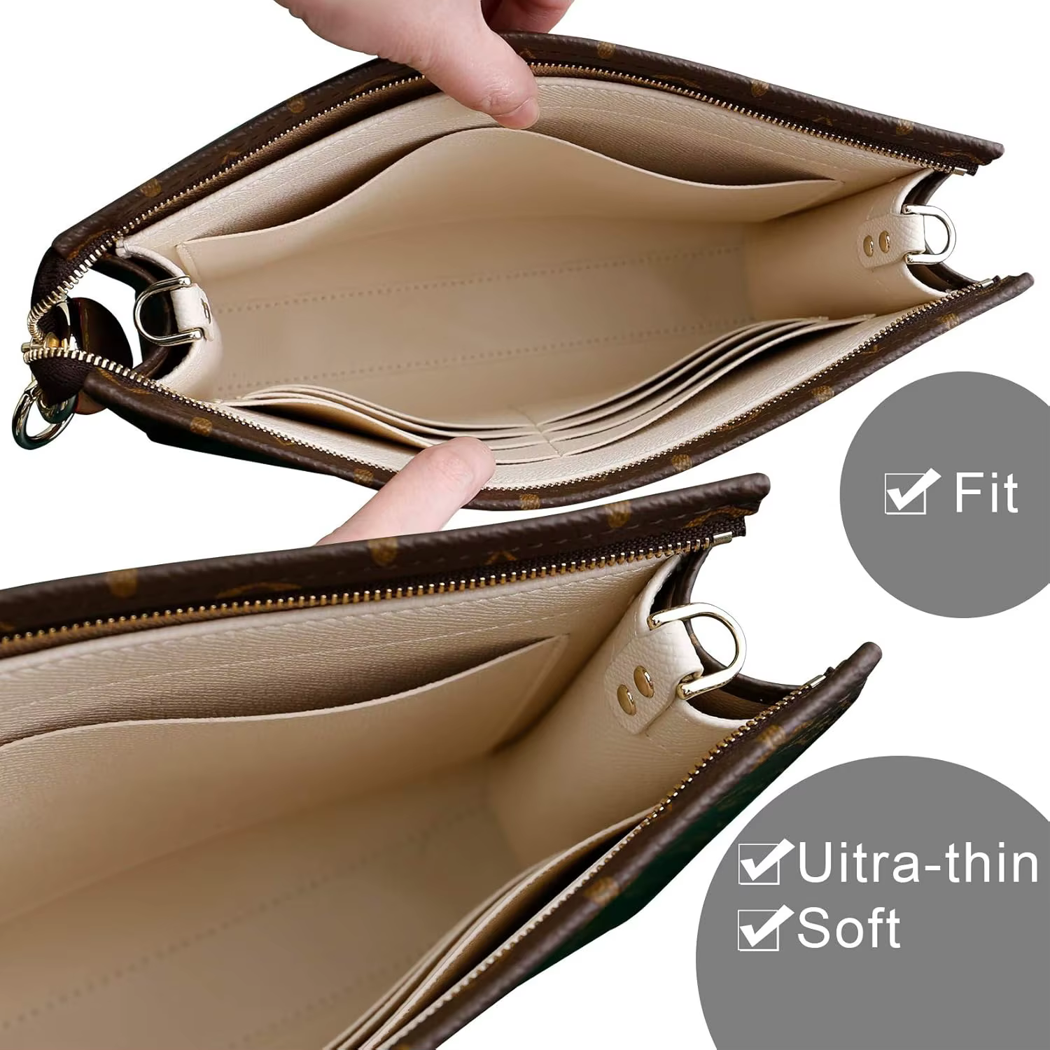 Organisateur de sac à main compatible avec la trousse de toilette LV 26/19