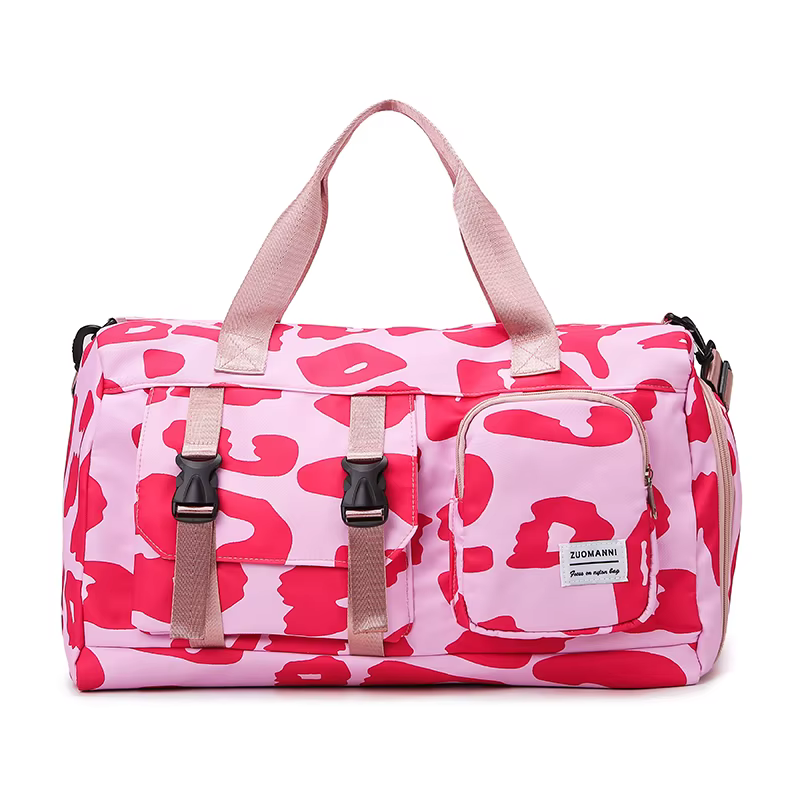 Sac de sport tendance à imprimé léopard