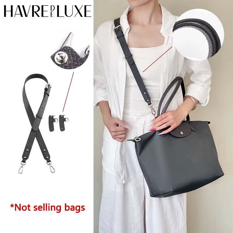 Sangle d'épaule en cuir pour sac Longchamp M