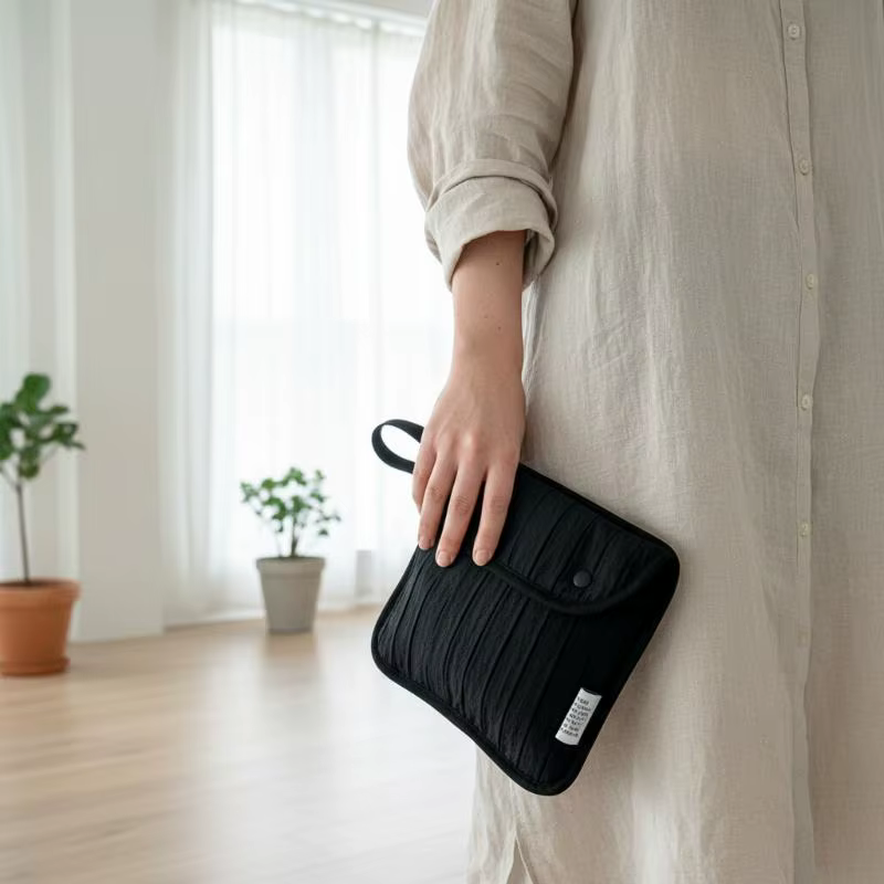 Mini sac matelassé en nylon minimaliste