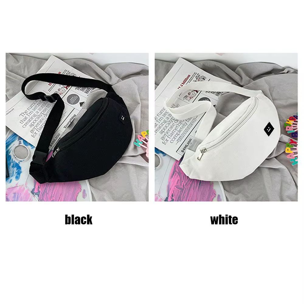 Sac banane en toile pour femme