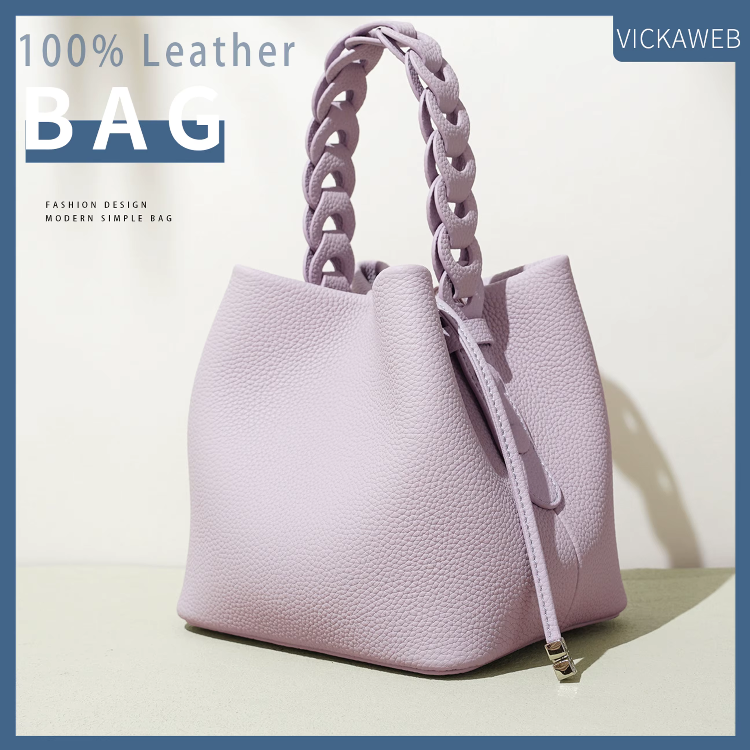 Sacs à bandoulière en cuir véritable 100% pour femmes