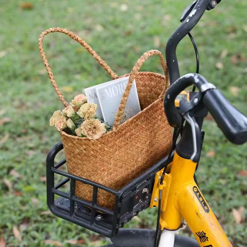 Sac à main en bambou tressé fait main de style rural